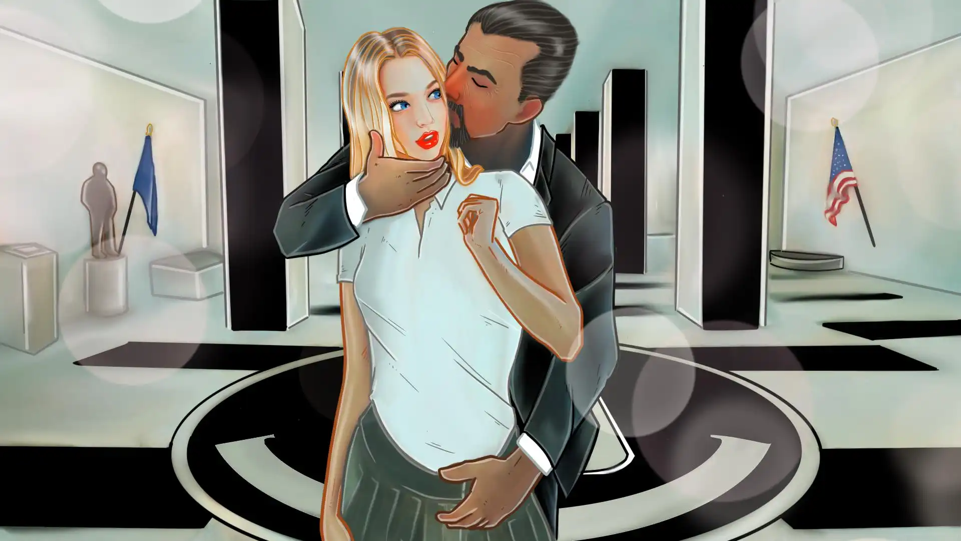 【欧美SLG/汉化/动态】模糊的线条0.3d汉化版【PC+安卓/1.51G/更新】