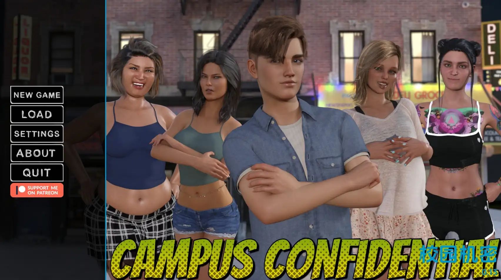 【欧美SLG/汉化/动态】校园机密v0.195汉化版【PC+安卓/0.99G/更新】 Campus Confidential [v0.195]