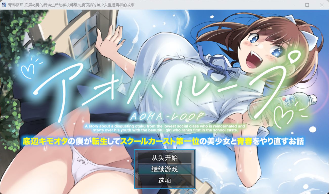 【RPG/汉化/NTR】青春循环 底层宅男的我转生后与学校等级制度顶端的美少女重温青春的故事 AI汉化版+存档【新汉化/2.2G】