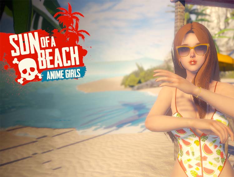 动漫女孩：沙滩之日 Anime Girls: Sun of a Beach 官方中文，版本：Build.13716345【免费玩】