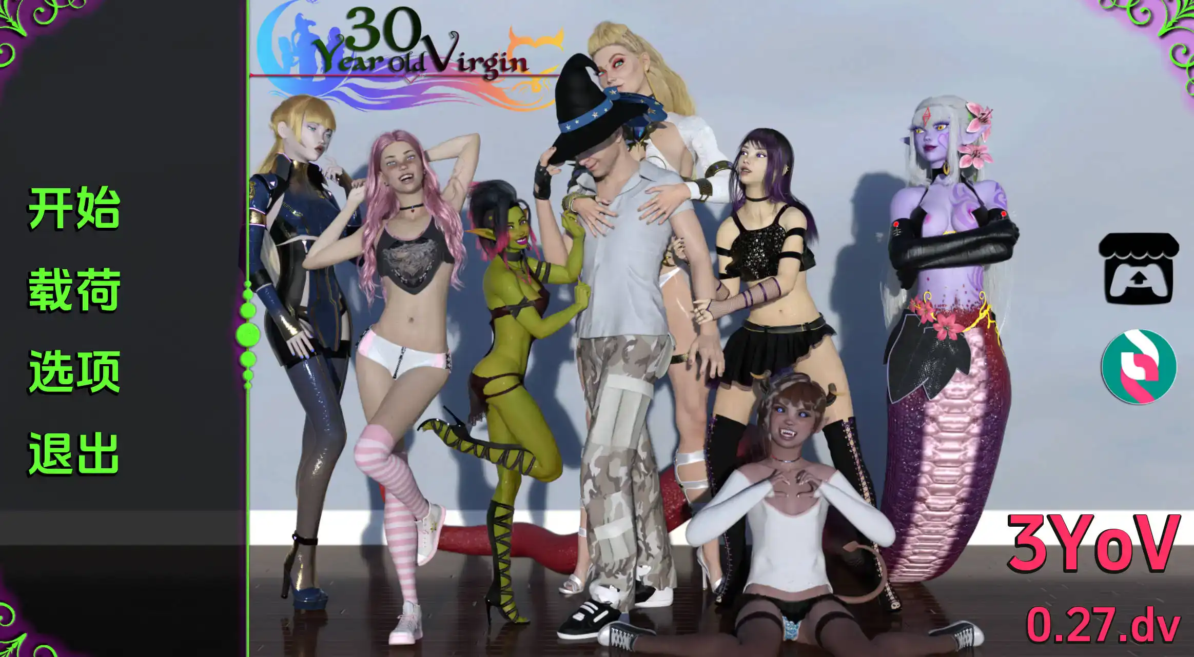 【欧美SLG/汉化/沙盒】30岁的处男v0.30.DV汉化版【电脑/1.72G/更新】