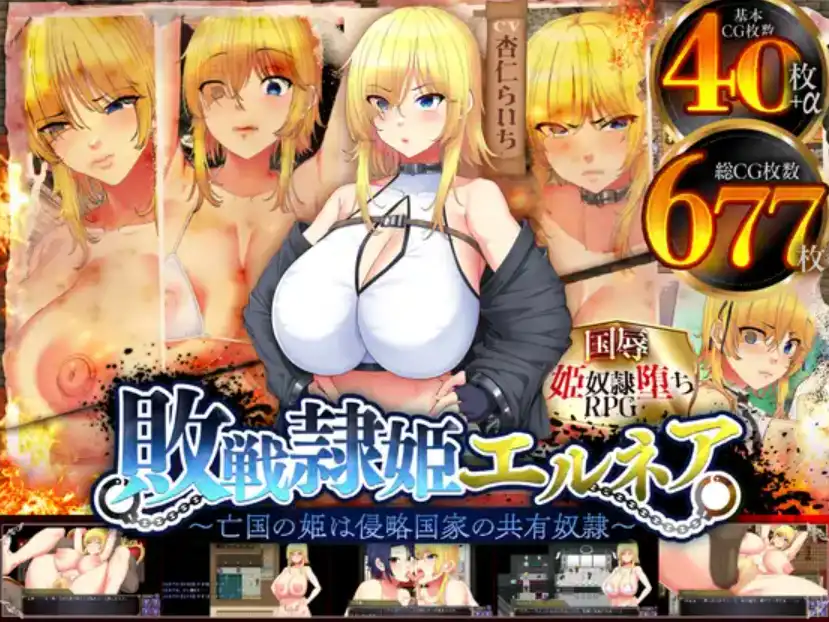 【爆款RPG/AI汉化】击败奴隶公主艾尔妮娅~王国公主沦为侵略国的共有奴隶1.0汉化版【PC+安卓/3.9G】