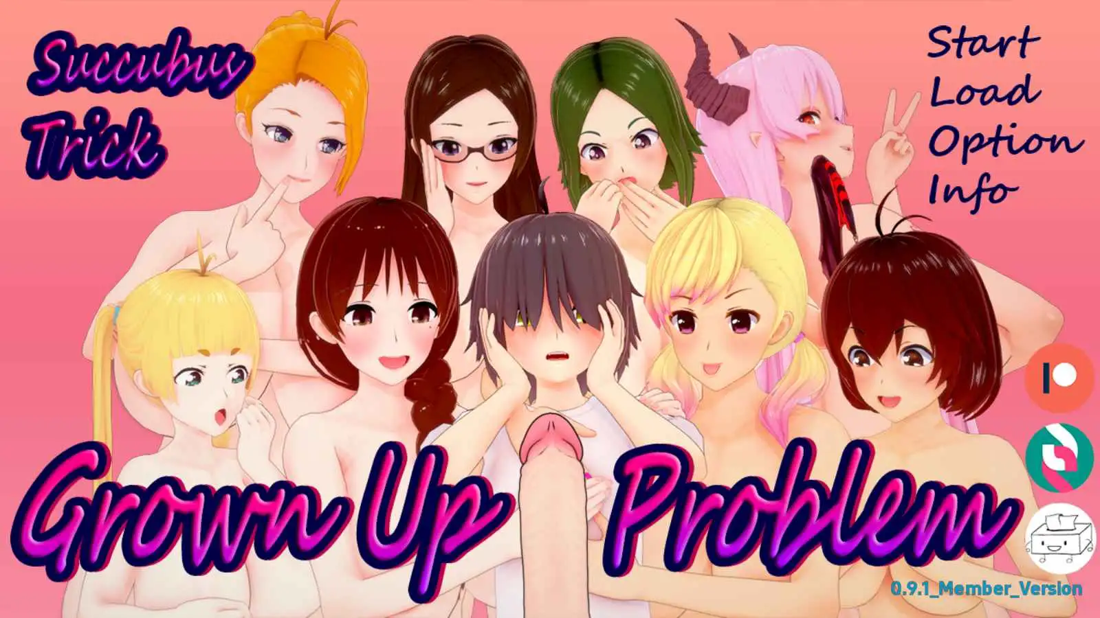 【日系SLG/汉化/动态】魅魔伎俩：成长问题v0.9.1 AI版【PC+安卓/3.46G/更新】Succubus Trick: Grown Up Problem [v0.9.1]