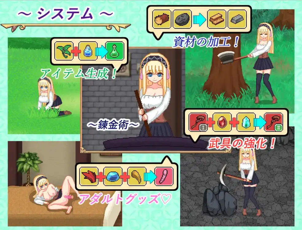 【日系RPG/AI汉化】链金生活1.0【PC+安卓/688M】