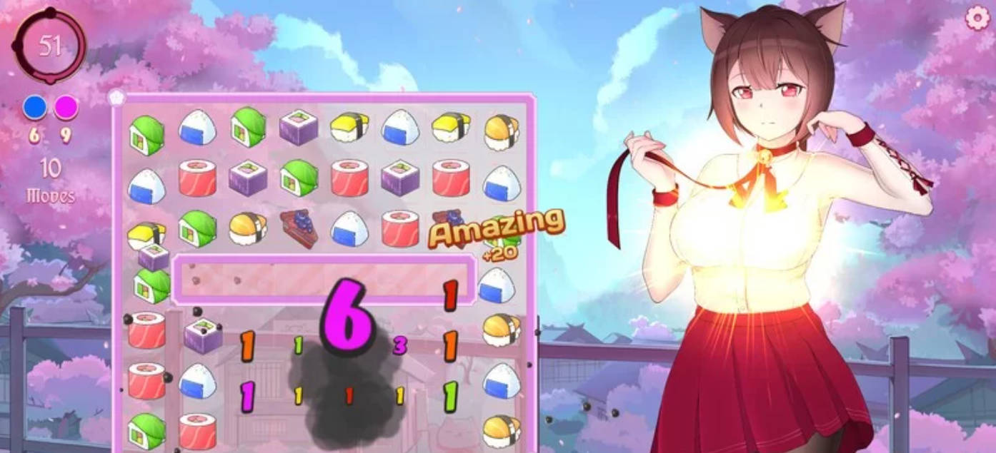 【休闲SLG/中文/pc】我甜蜜的梦中的猫女 官方中文版 [800m]