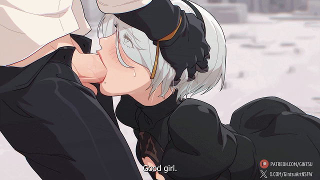 [2D动画] 新作：2B + Nami + Yor 巨乳御姐骚舌口交待奉 [780M/飞狗云]