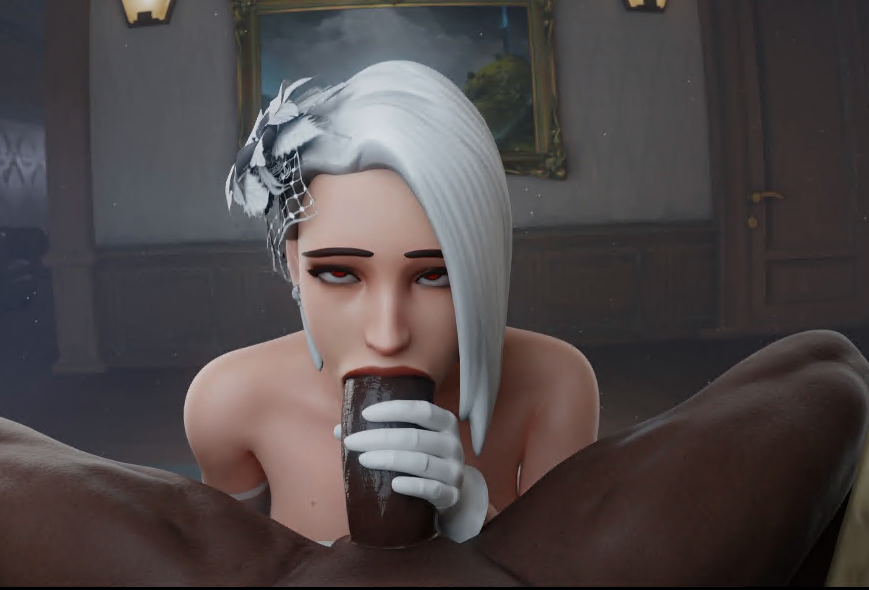 [3D动画] 艾什 淫乱白丝新娘婚礼当天和宾客肆意群P多人纠葛 [735M]